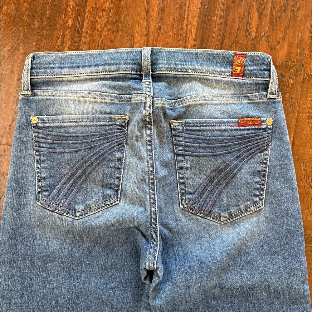 7 For All Mankind DOJO Flare Trouser Jeans Size 27